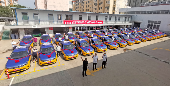 喜訊！陵城區首批30臺福瑞迪雙燃料出租車順利交付，綠色出行邁新篇